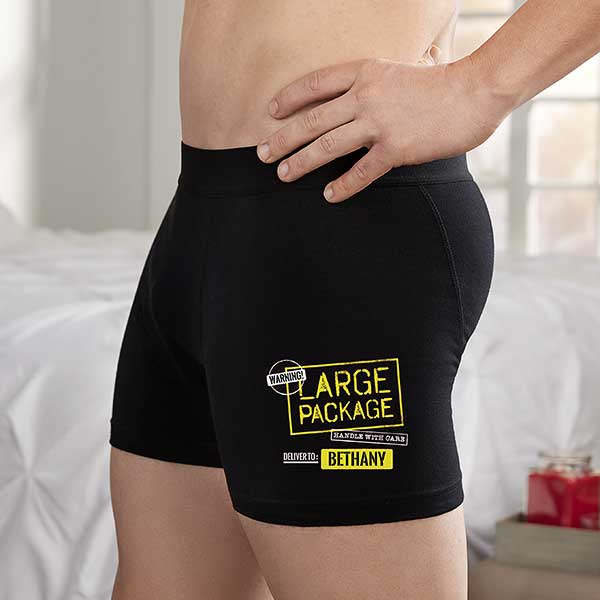 Large Package Personalized Boxer Briefs