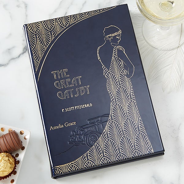 The Great Gatsby Personalized Leather Book - 25349D