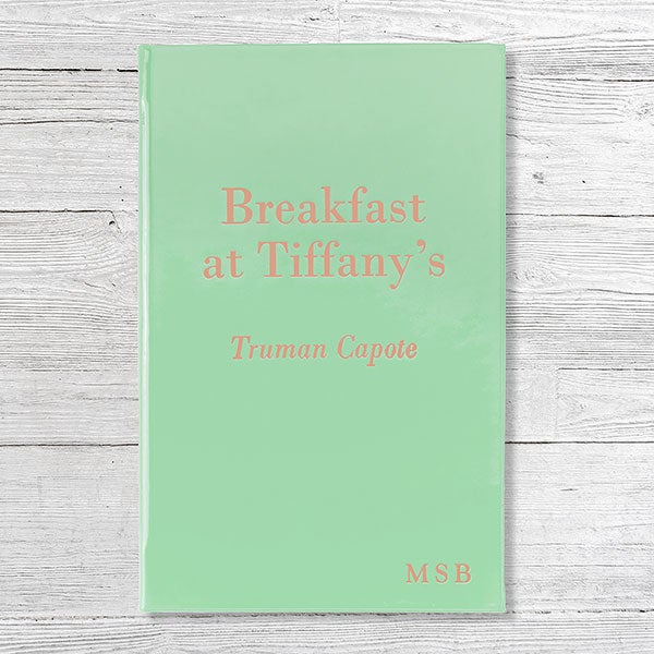 Breakfast at Tiffany's Personalized Leather Book - 25350D