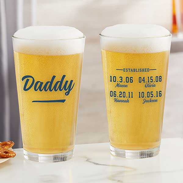 Established Custom Printed 16oz. Pint Glass