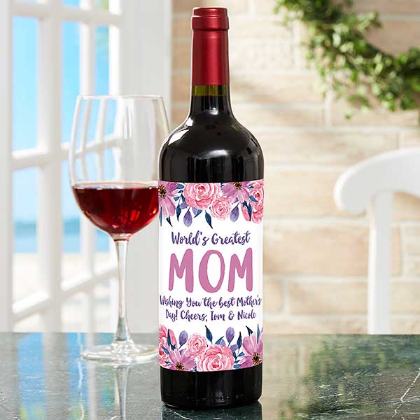 Personalized Wine Bottle Labels - World's Greatest... - 25407