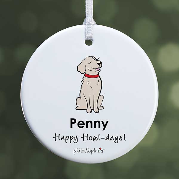 Personalized Golden Retriever Ornament by philoSophie's - 25454