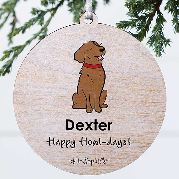 Personalized Golden Retriever Ornament by philoSophie's - 25454