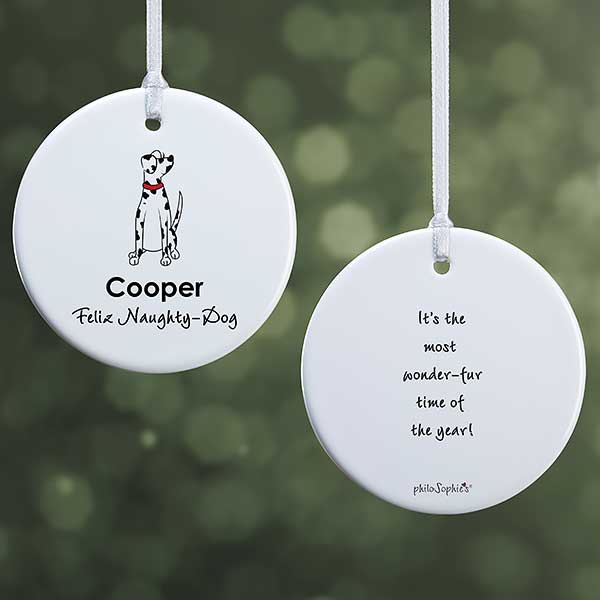 Personalized Dalmatian Ornament by philoSophie's - 25464