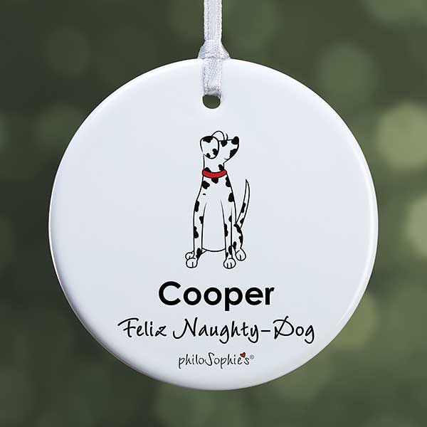 Personalized Dalmatian Ornament by philoSophie's - 25464