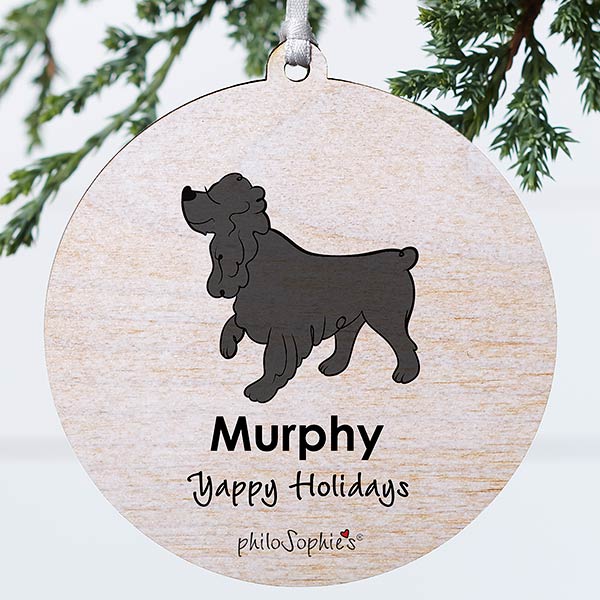 Personalized Cocker Spaniel Ornament by philoSophie's - 25466