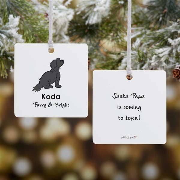 Personalized Newfoundland Ornament by philoSophie's - 25467