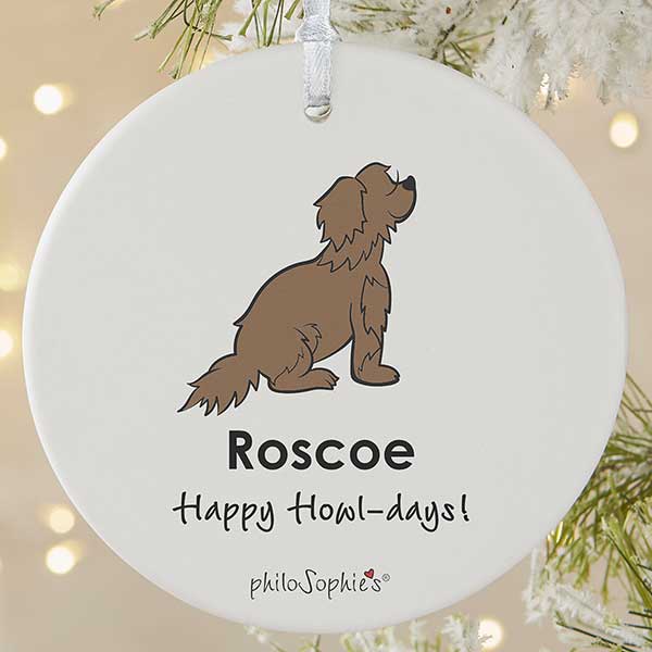 Personalized Newfoundland Ornament by philoSophie's - 25467