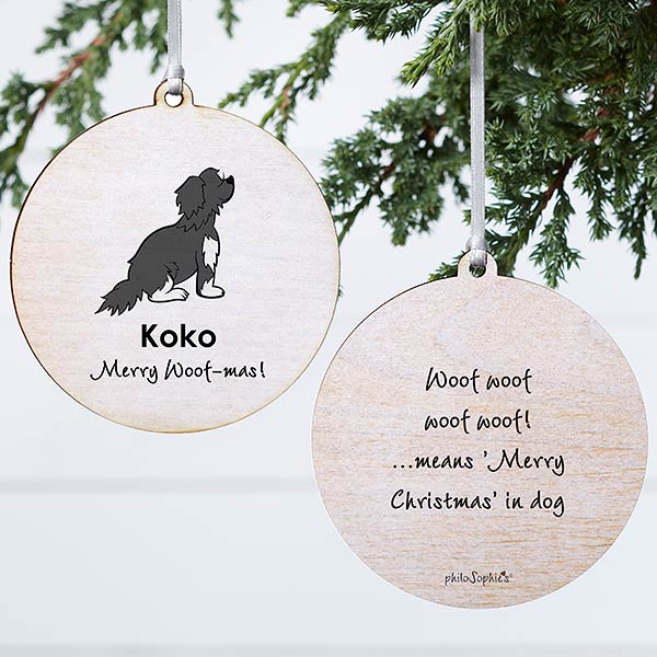 Personalized Newfoundland Ornament by philoSophie's - 25467