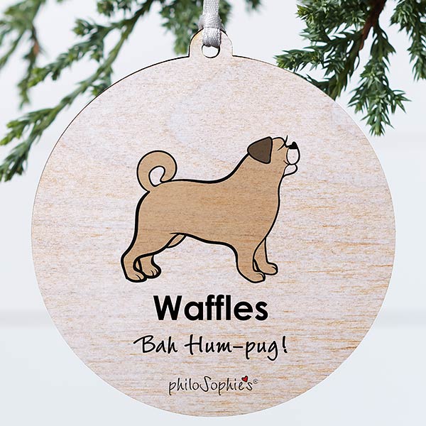 Personalized Puggle Ornament by philoSophie's - 25469