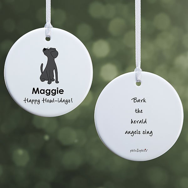 Labrador Personalized Dog Ornament by philoSophie's - 25470