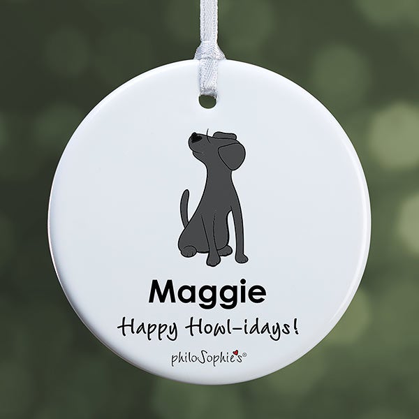 Labrador Personalized Dog Ornament by philoSophie's - 25470