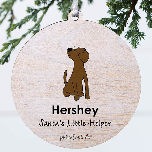 Labrador Personalized Dog Ornament by philoSophie's - 25470