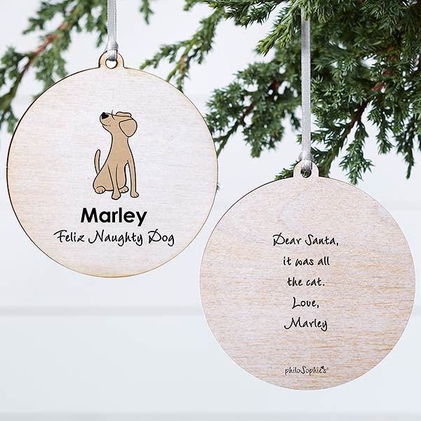 Labrador Personalized Dog Ornament by philoSophie's - 25470