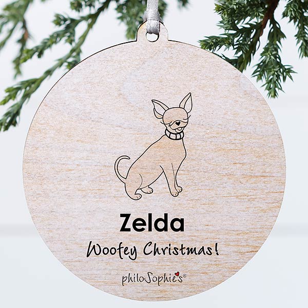 Personalized Chihuahua Ornaments by philoSophie's - 25471