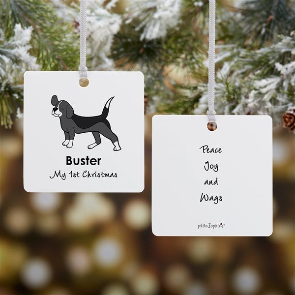 Personalized Beagle Ornaments by philoSophie's - 25474