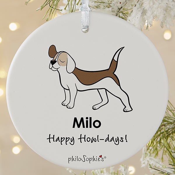 Personalized Beagle Ornaments by philoSophie's - 25474