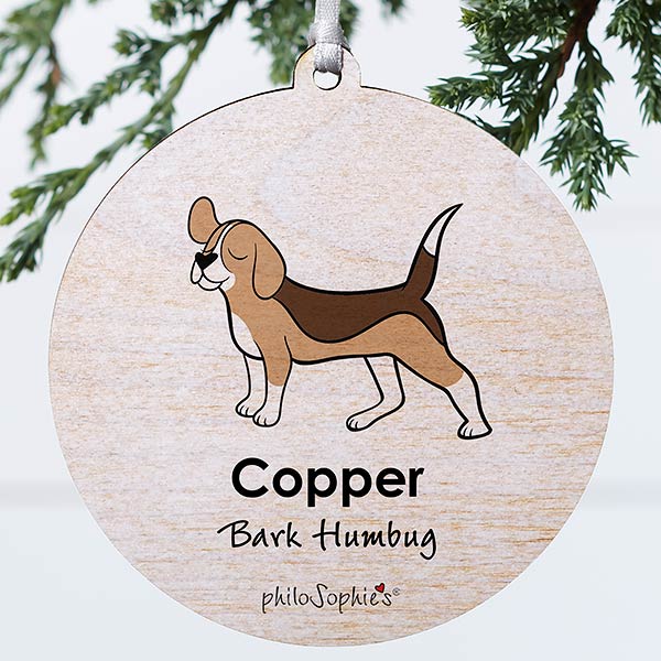 Personalized Beagle Ornaments by philoSophie's - 25474