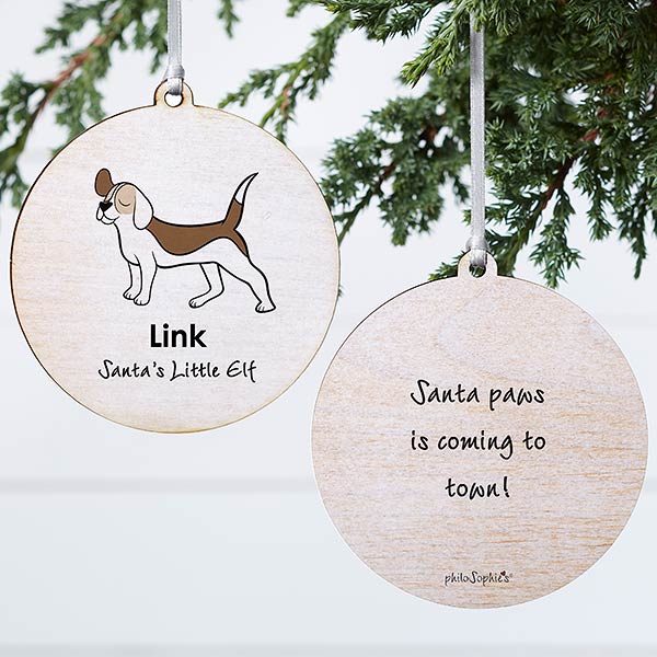 Personalized Beagle Ornaments by philoSophie's - 25474