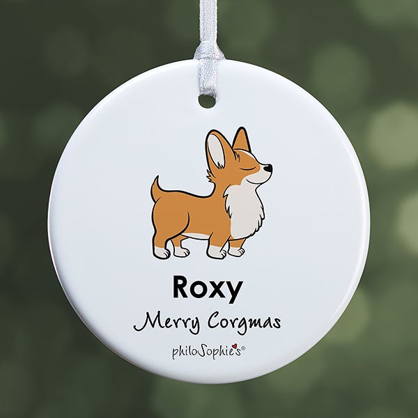 Personalized Corgi Ornaments by philoSophie's - 25475