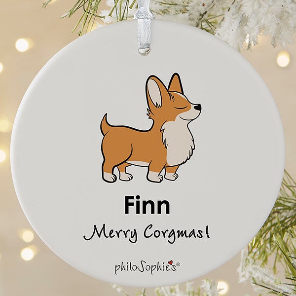 Personalized Corgi Ornaments by philoSophie's - 25475