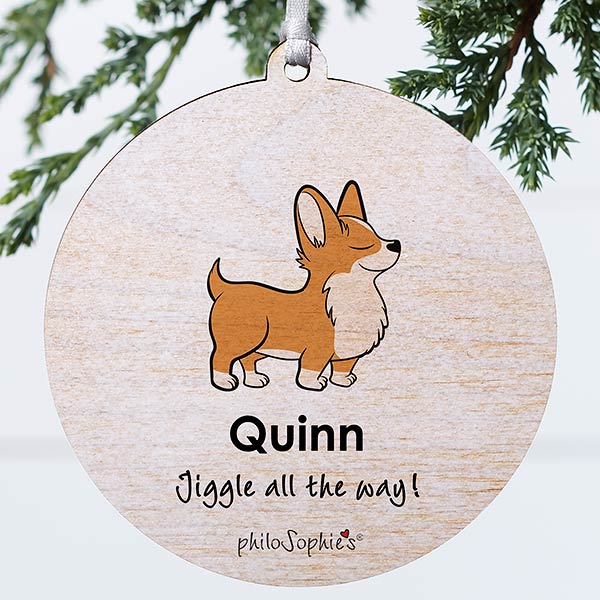 Personalized Corgi Ornaments by philoSophie's - 25475