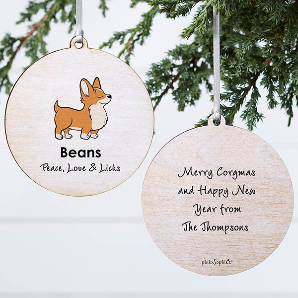 Personalized Corgi Ornaments by philoSophie's - 25475