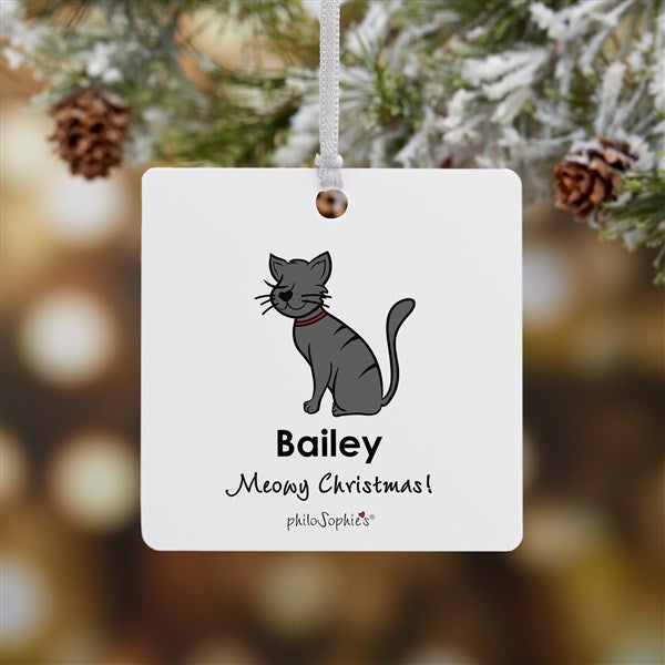 Personalized Cat Ornament by philoSophie's - 25480