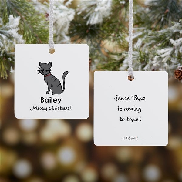 Personalized Cat Ornament by philoSophie's - 25480