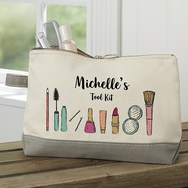 Personalized Makeup Bag - Makeup Brushes