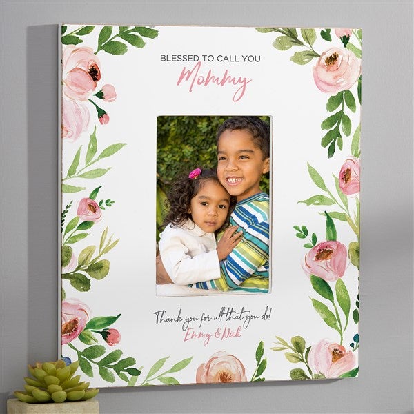 Blessed To Call You... Personalized 5x7 Wall Frame Vertical