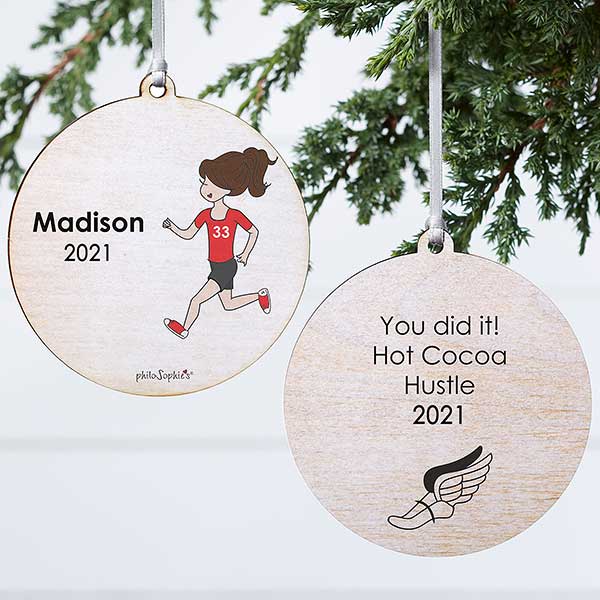 Personalized Cross Country Runner Ornaments by philoSophie's - 25560