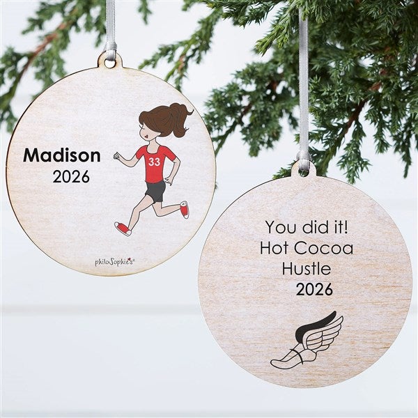Personalized Cross Country Runner Ornaments by philoSophie's - 25560