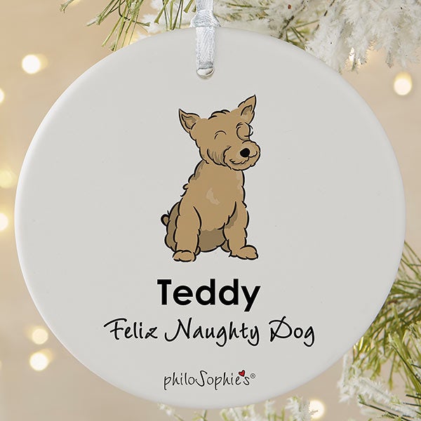 Personalized Yorkie Ornaments by philoSophie's - 25574