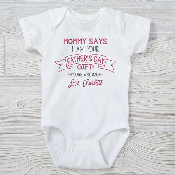 Of Course I'm Cute Look At Dad – Father's Day Newborn Baby Romper