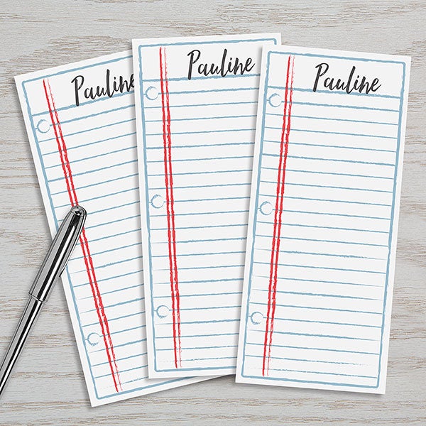 Notebook Scribbles Personalized Magnetic Notepads - Set of 3 - 25607