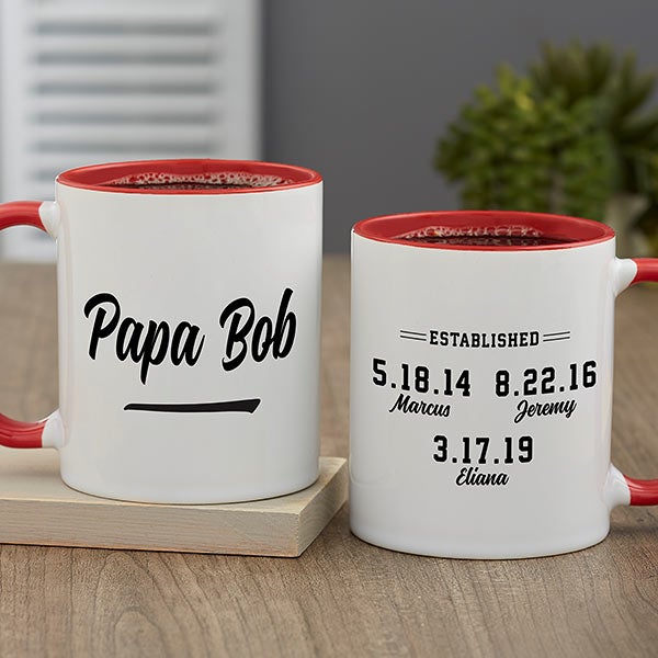 Established Personalized Coffee Mugs For Grandpa - 25612
