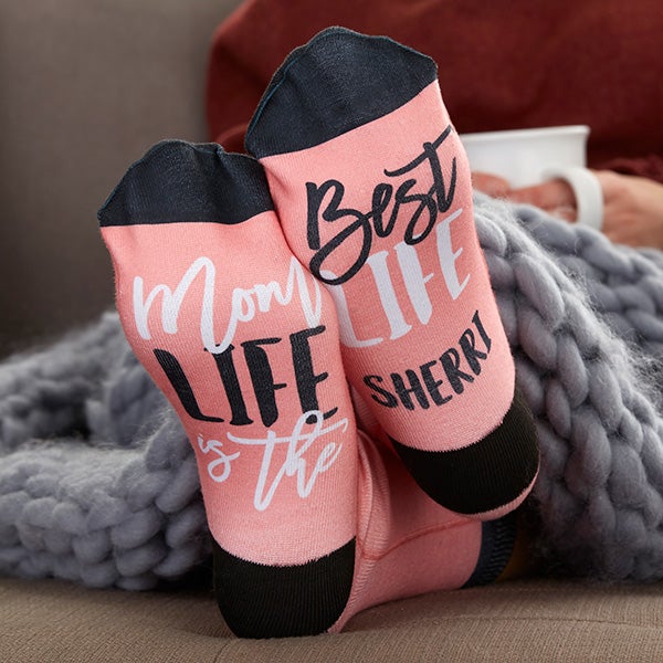 Mom Life Personalized Socks for Mom - 25694