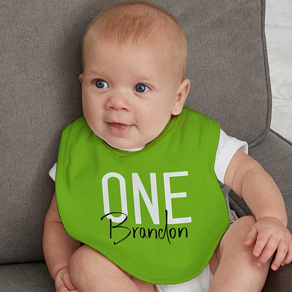 first birthday bib