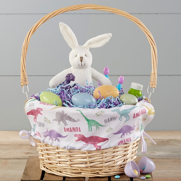 Personalized Dinosaur Easter Baskets For Boys & Girls - 25718