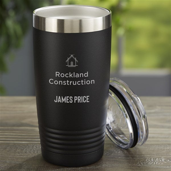 Personalized Logo 20 oz. Vacuum Insulated Stainless Steel Tumblers  - 25763