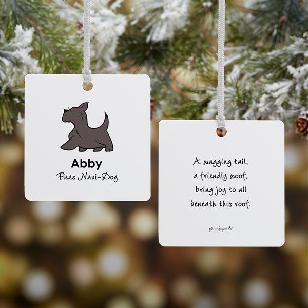 Personalized Scottie Ornament by philoSophie's - 25776