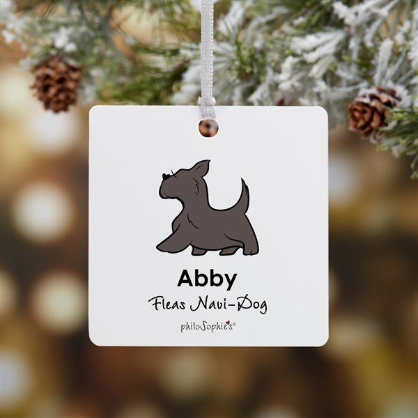 Personalized Scottie Ornament by philoSophie's - 25776