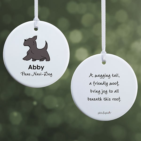 Personalized Scottie Ornament by philoSophie's - 25776