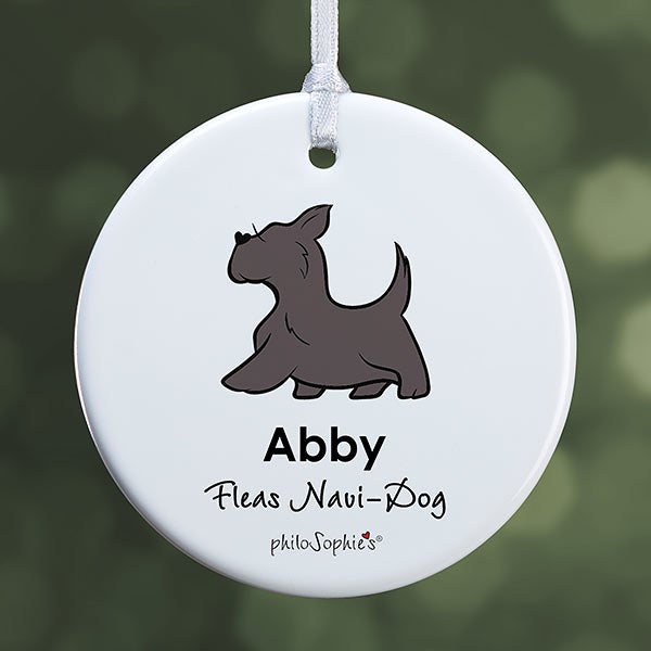 Personalized Scottie Ornament by philoSophie's - 25776