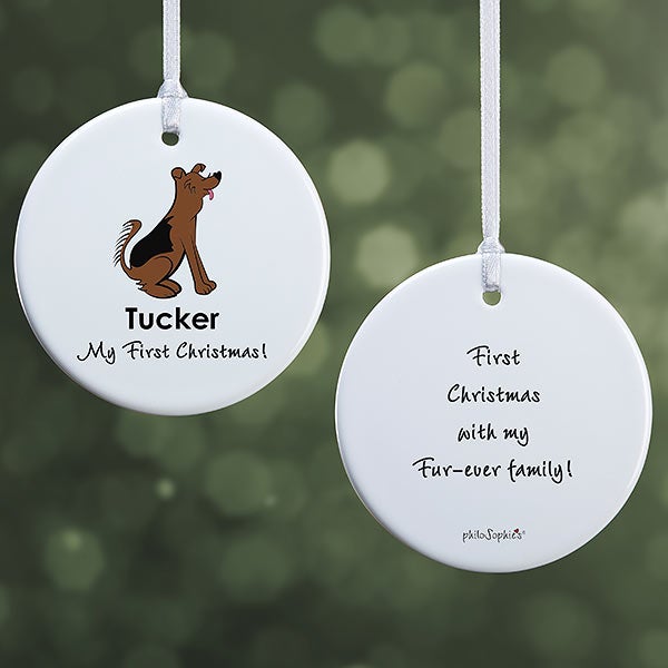 Personalized Shepard Dog Ornament by philoSophie's - 25777