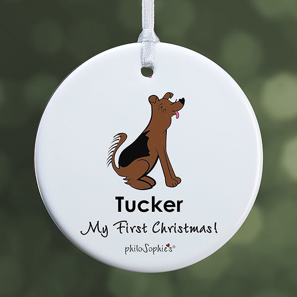 Personalized Shepard Dog Ornament by philoSophie's - 25777