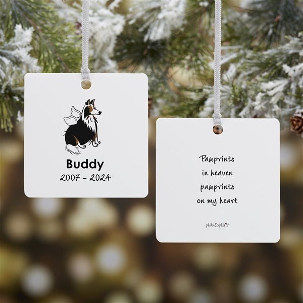 Personalized Collie Memorial Ornaments by philoSophie's - 25779