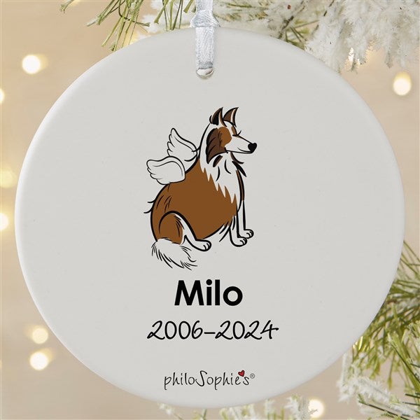Personalized Collie Memorial Ornaments by philoSophie's - 25779