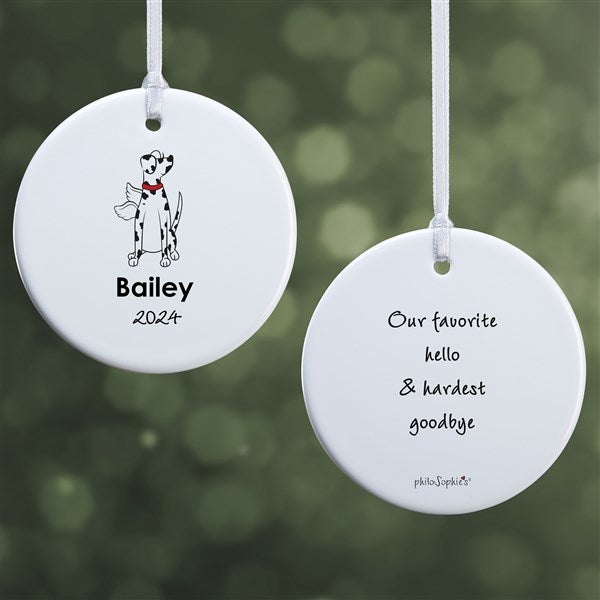 Personalized Dalmatian Memorial Ornaments by philoSophie's - 25780